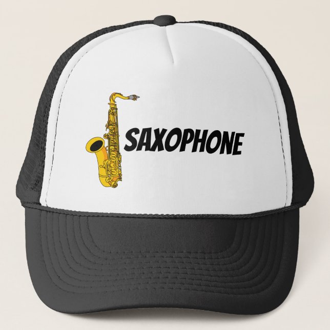 Gorra De Camionero Saxofón (Anverso)