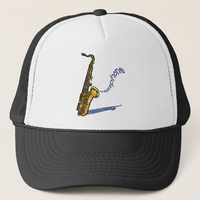 Gorra De Camionero Saxofón (Anverso)