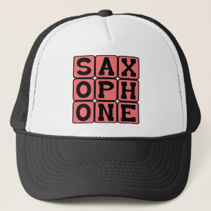 Gorra De Camionero Saxofón, instrumento musical