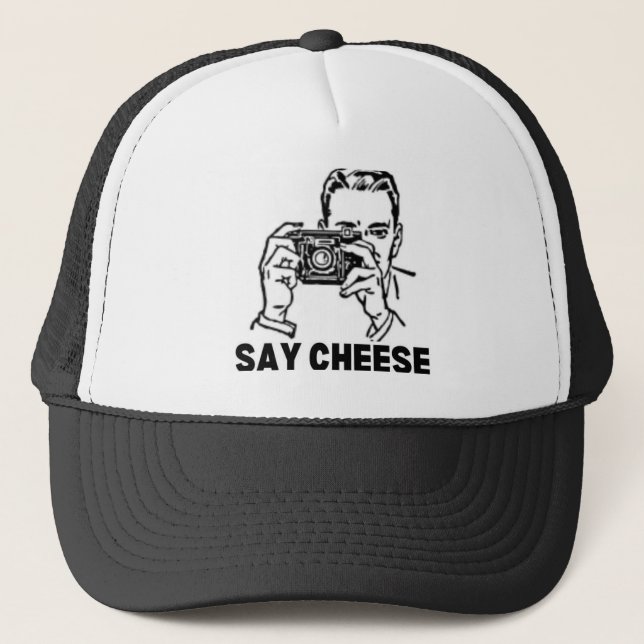 Gorra De Camionero Say Cheese (Anverso)