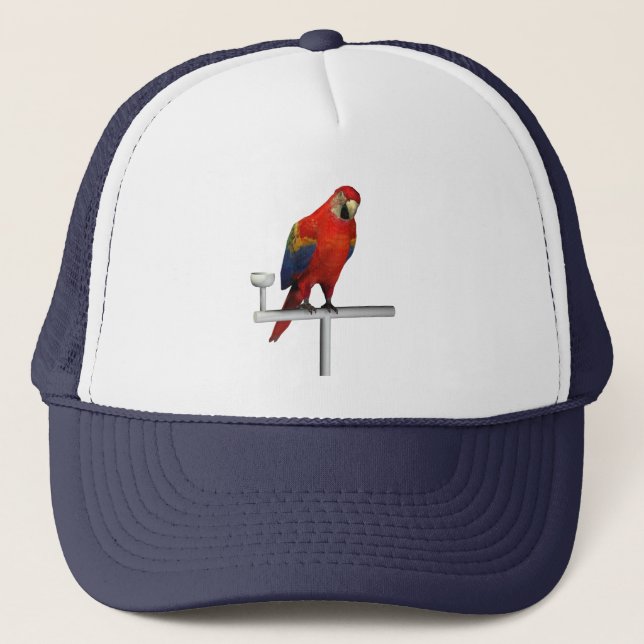 Gorra De Camionero Scarlet Macaw (Anverso)