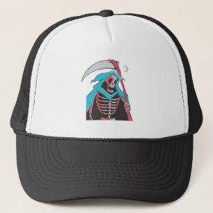 Gorra De Camionero Scary Grim Reaper Halloween Costume