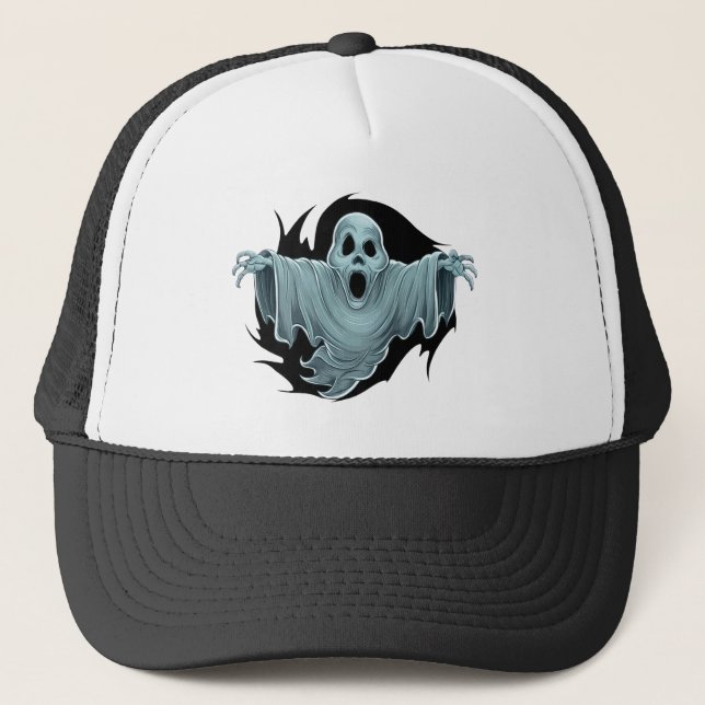 Gorra De Camionero Scary Haunting Ghost (Anverso)
