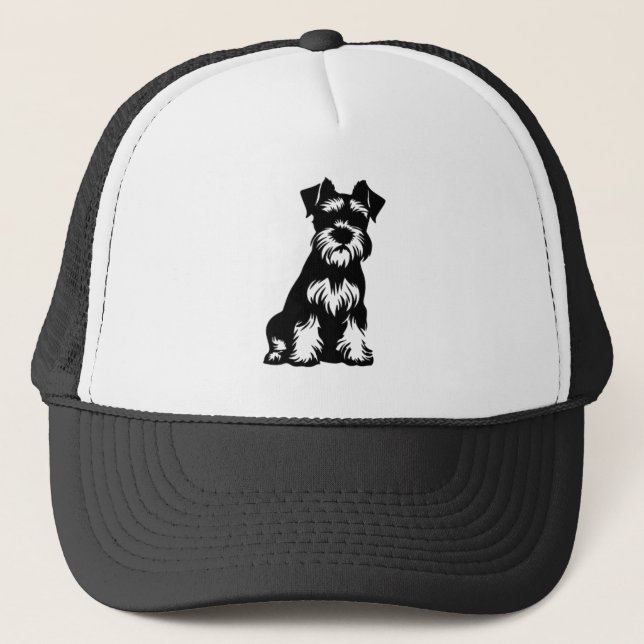 Gorra De Camionero Schnauzer (Anverso)