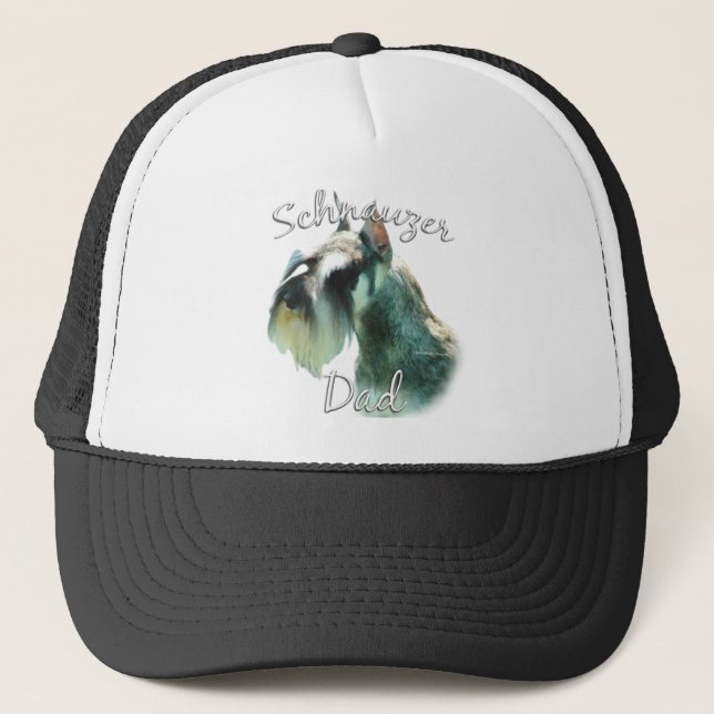 Gorra De Camionero Schnauzer Dad 2 en miniatura (Anverso)