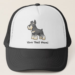 Gorra De Camionero Schnauzer del dibujo animado