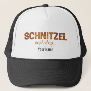 Gorra De Camionero Schnitzel Cada Día Funny Cutlet Escalope Diseño