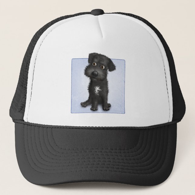 Gorra De Camionero Schnoodle (negro) (Anverso)