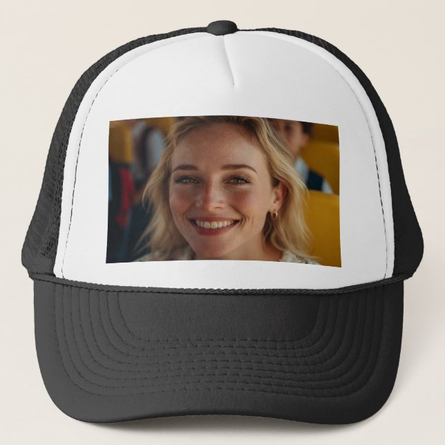 Gorra De Camionero School Bus Driver Photo Customize (Anverso)