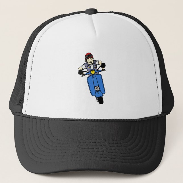 Gorra De Camionero Scooter (Anverso)
