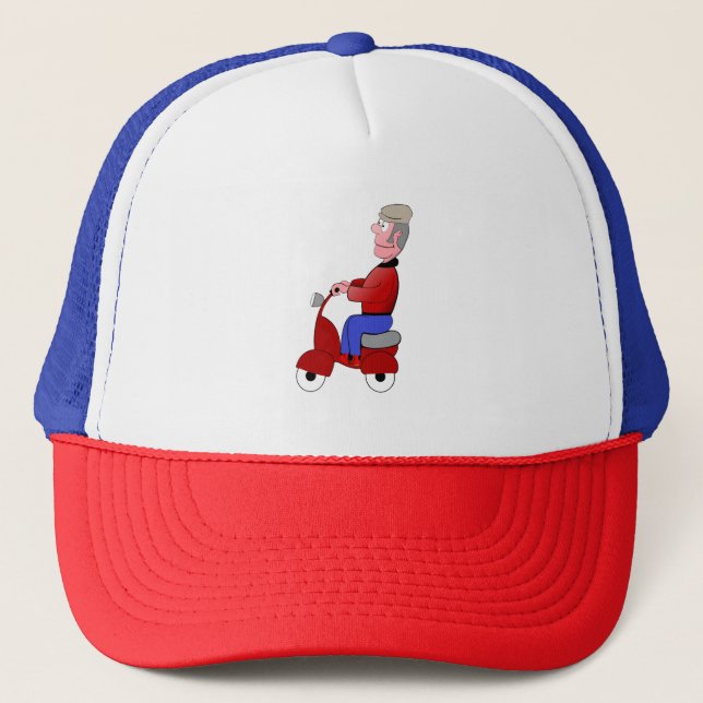Gorra De Camionero Scooter (Anverso)