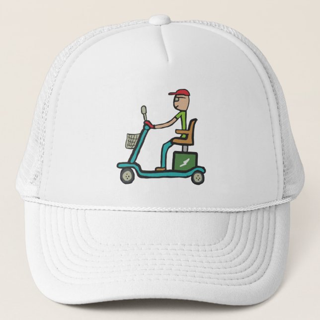 Gorra De Camionero Scooter de movilidad (Anverso)