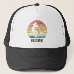Gorra De Camionero Scooter Vintage Sunset Retro Diseño E-Scooter