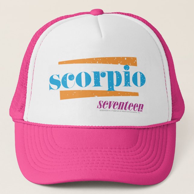 Gorra De Camionero Scorpio Aqua (Anverso)