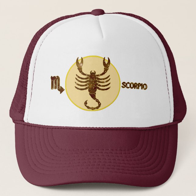 Gorra De Camionero Scorpio Topaz Embroidered moderno de camionero (Anverso)