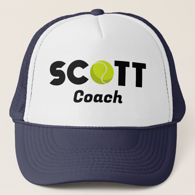 Gorra De Camionero Scott Tennis Coach (Anverso)