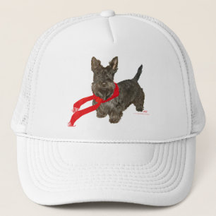 Gorra De Camionero Scottie de invierno con bufanda Wam