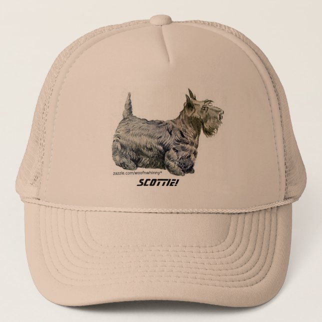 Gorra De Camionero Scottish Terrier (Anverso)
