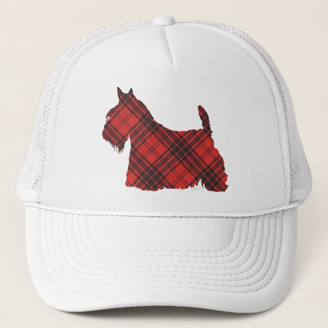 Gorra De Camionero Scottish Terrier Maxwell Tartan (Anverso)