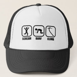 Gorra De Camionero Scream Barf Climb