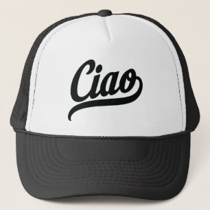 Gorra De Camionero Script de Ciao (negro)