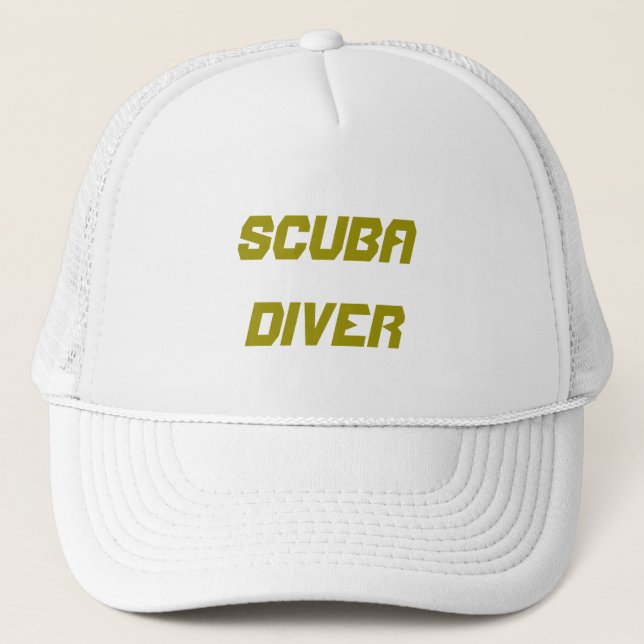 Gorra De Camionero Scuba Diver Trucker Hat (Anverso)