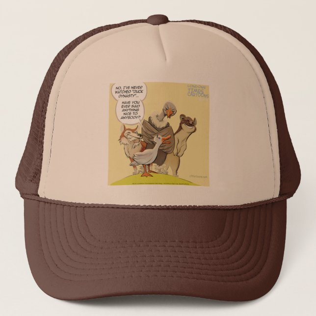 Gorra De Camionero Sé Amable Con Los Patos Divertido (Anverso)