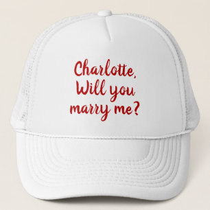 Gorra De Camionero ¿Se casará con mi personalizado?
