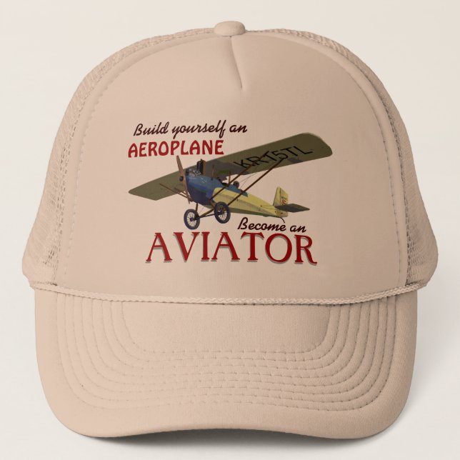 Gorra De Camionero Se convierte un aviador (Anverso)