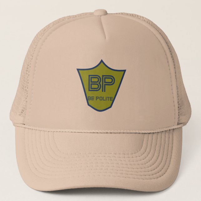 Gorra De Camionero Sé educado (Anverso)