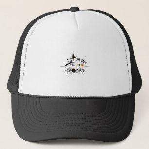 Gorra De Camionero Sé Espeluznante - Come Bebida Y Da Miedo