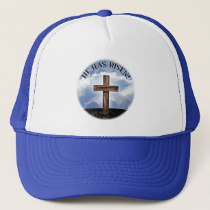 Gorra De Camionero Se Ha Elevado El Cielo Cruzado.