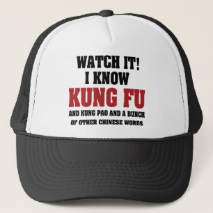 Gorra De Camionero Sé Kung Fu y Kung Pao - Divertidas Artes Marciales