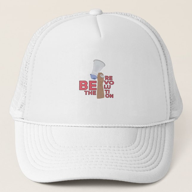 Gorra De Camionero Sé la revolución (Anverso)