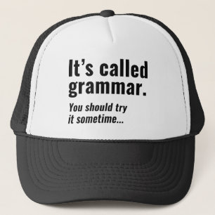Gorra De Camionero Se llama gramática