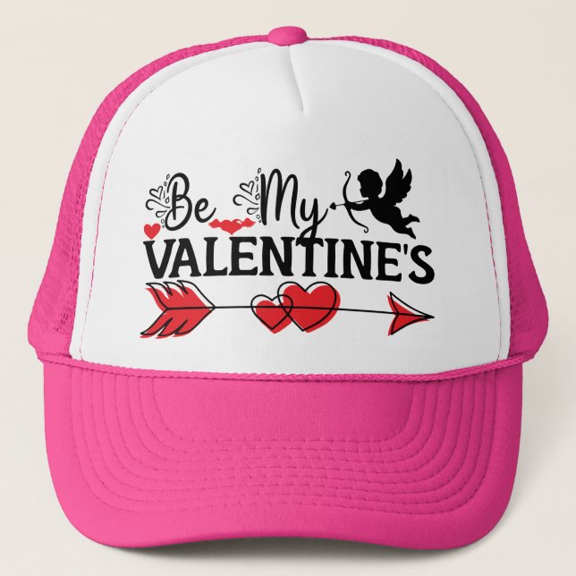 Gorra De Camionero Sé mi San Valentín (Anverso)