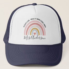 Gorra De Camionero Se Necesita Un Gran Corazón Para Formar Mentes Peq