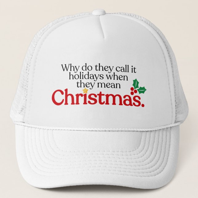 Gorra De Camionero Se refieren a Navidades (Anverso)