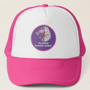 GORRA DE CAMIONERO SEA AMABLE CON SU MENTE, CONCIENCIA MÉDICA