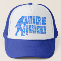 Sea bastante squatchin en camuflaje azul