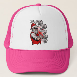 Gorra De Camionero Sea travieso Salven a Santa El Viaje-42316