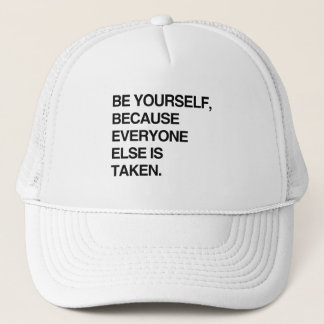 GORRA DE CAMIONERO SEA USTED MISMO PORQUE SE TOMA CADA UNO