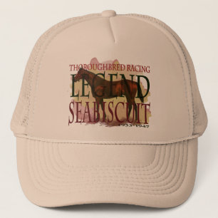 Gorra De Camionero Seabiscuit - leyenda excelente de las Carreras