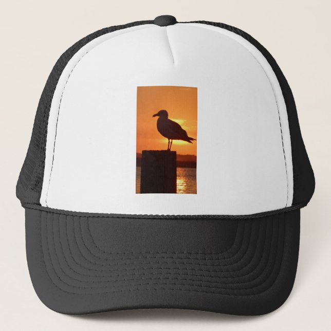 Gorra De Camionero Seagull Sunset (Anverso)