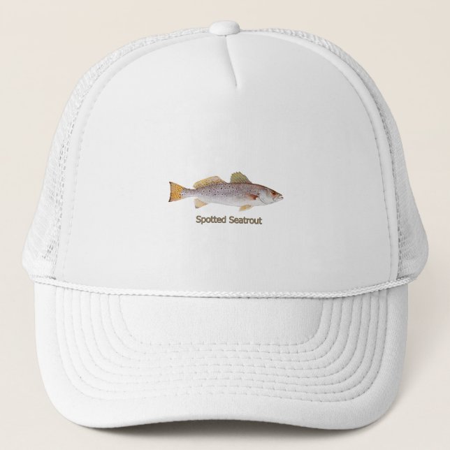 Gorra De Camionero Seatrout manchado (titulado) (Anverso)