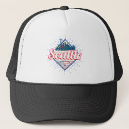Gorra De Camionero Seattle Washington Estados Unidos