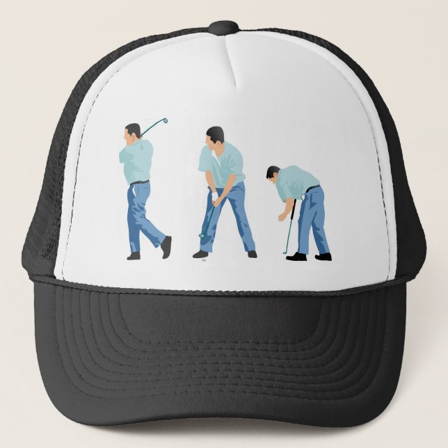 Gorra De Camionero Secuencia del golfista (Anverso)