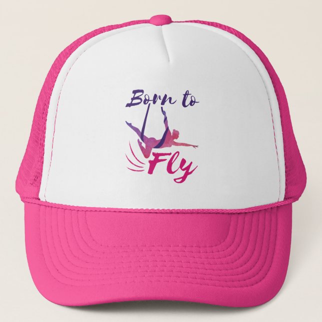 Gorra De Camionero Sedas aéreas de yoga nacidas para volar (Anverso)