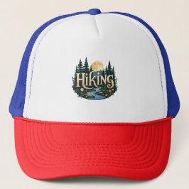 Gorra De Camionero Seek Adventure Vacaciones acampando en la naturale