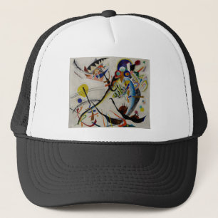 Gorra De Camionero Segmento azul de Kandinsky
